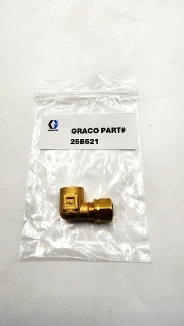 25B521 - FITTING,COMPRESSION, ADAPT, 90, 1/4