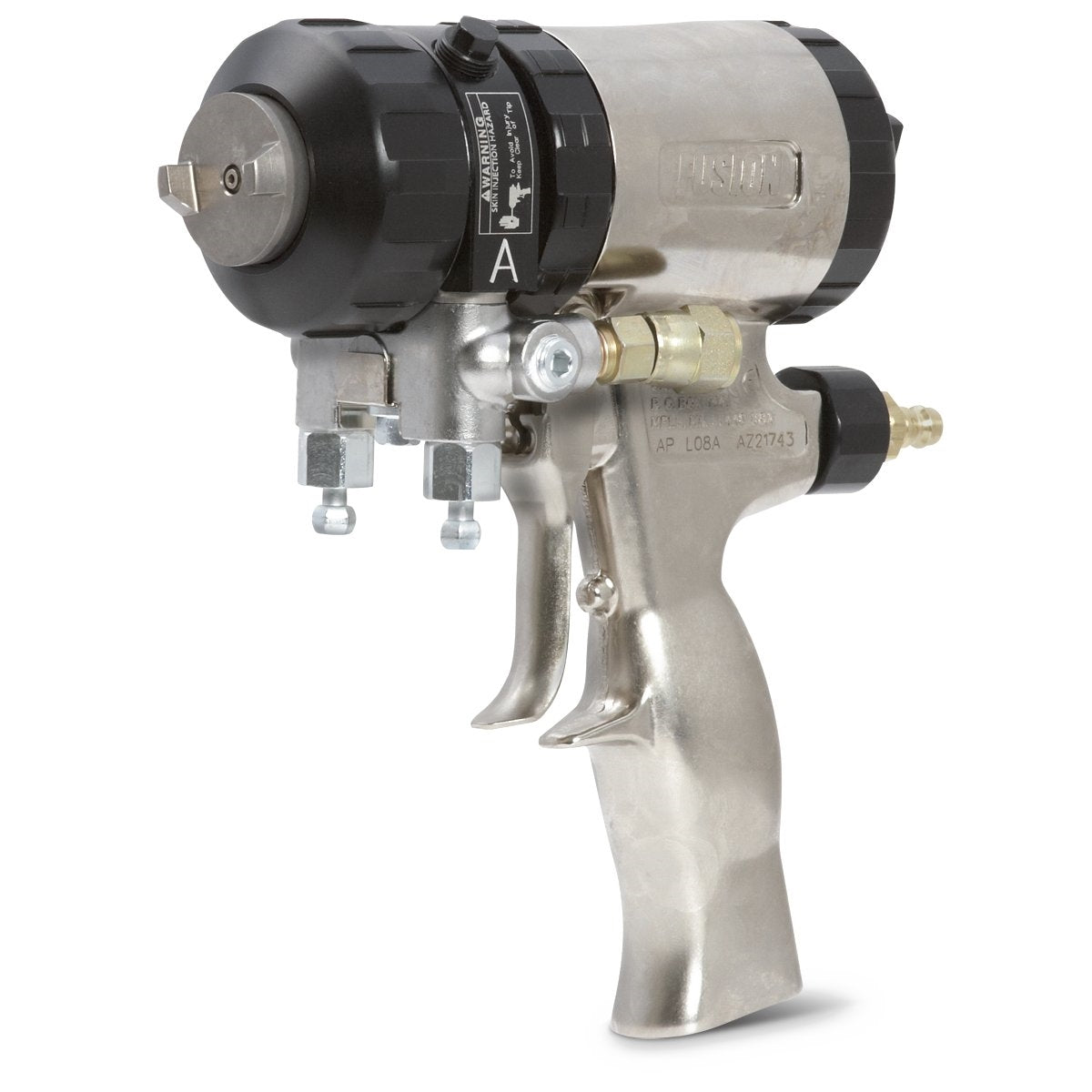 246102 - Round Fusion Air-Purge Gun with 02 Mix Chamber and 0.052 in (1.3 mm) Orifice Size