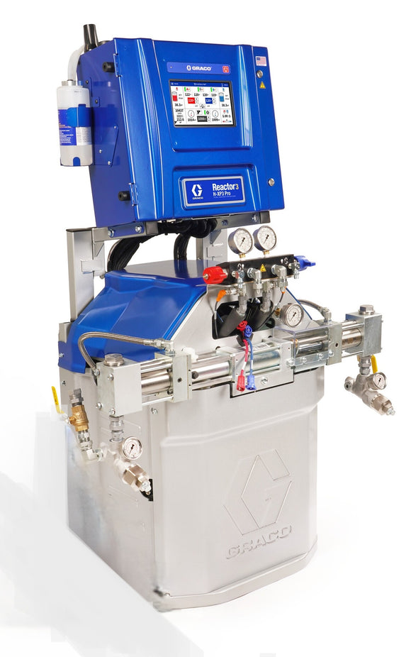 IHR386 - Reactor 3 H-XP3 Pro Tier Polyurea Proportioner Package, 300 ft Internal Heated Hose, 20 ft Xcelerator Whip Hose, 400V
