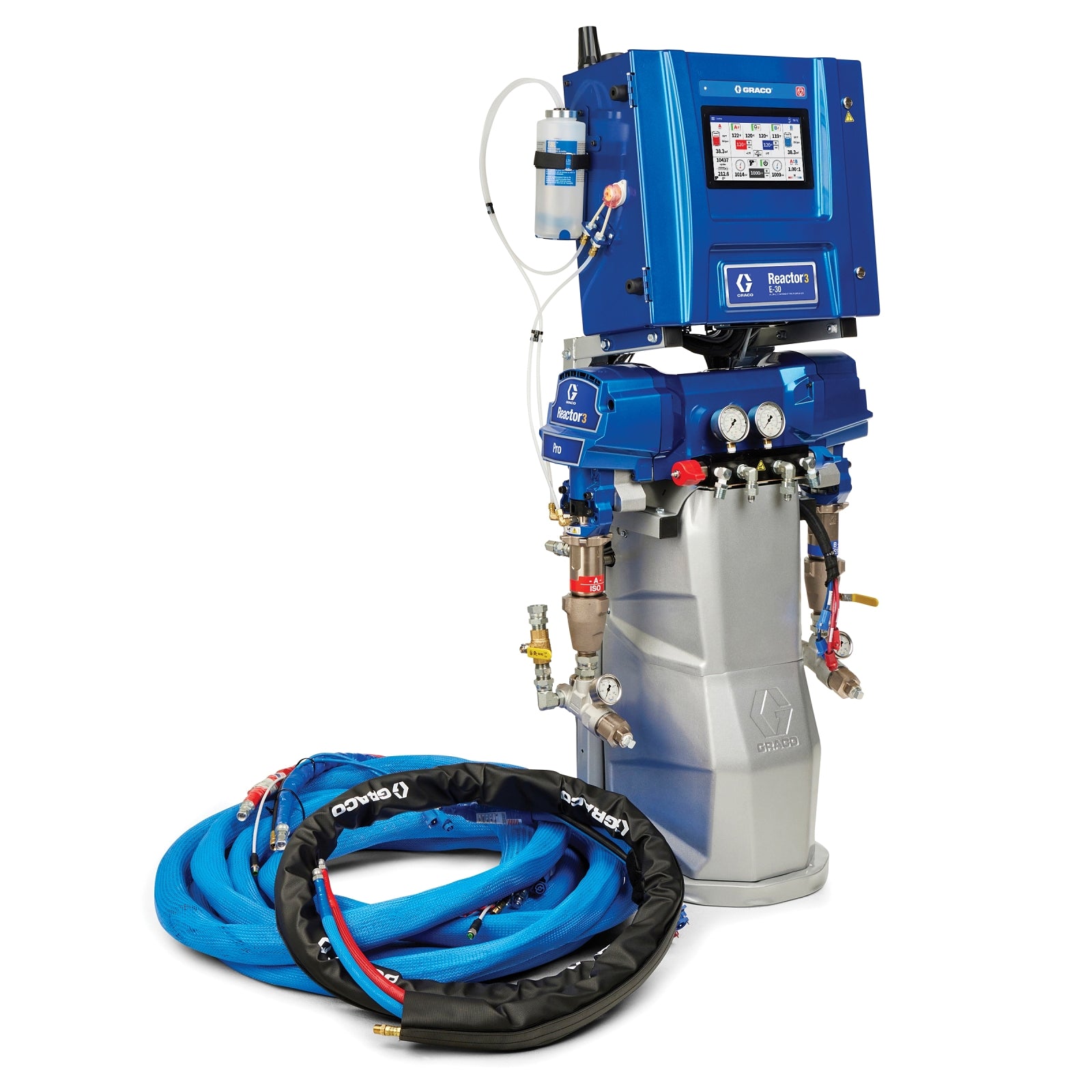 ESR311 - Reactor 3 E-20 Pro Tier Spray Foam Proportioner Package, 50 ft External Heated Hose, 7 kW