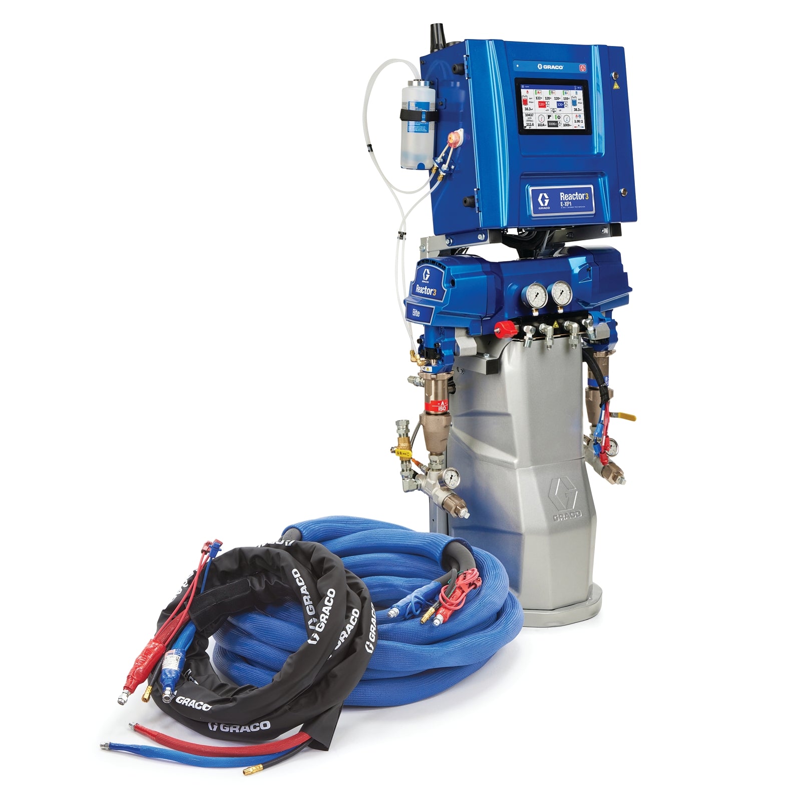 ESR322 - Reactor 3 E-XP1 Elite Tier Polyurea Proportioner Package, 50 ft External Heated Hose, 10 kW