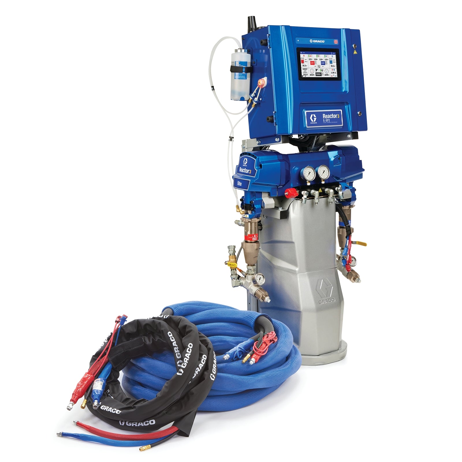 ESR342 - Reactor 3 E-XP2 Elite Tier Polyurea Proportioner Package, 50 ft External Heated Hose, 15 kW