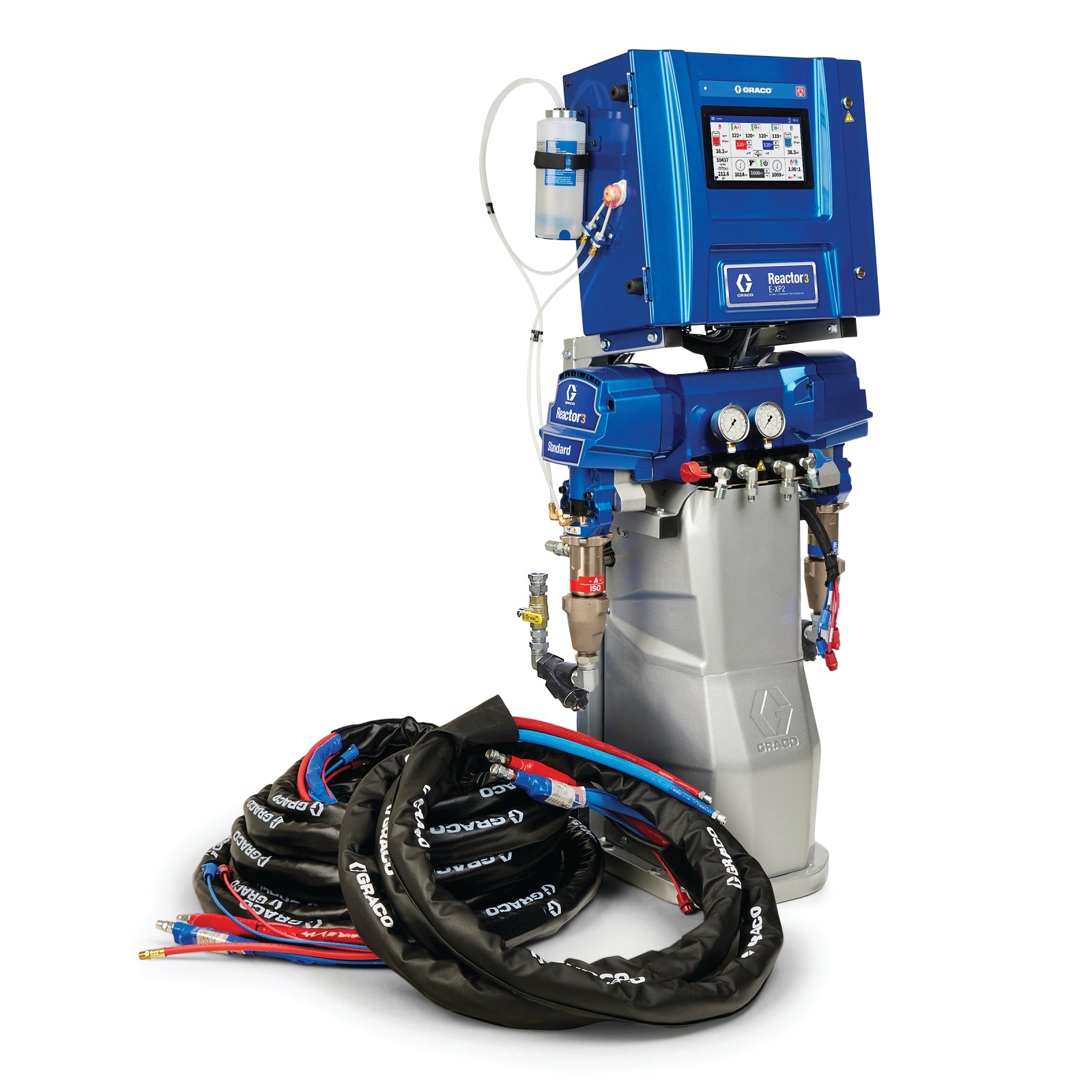 ISR340 - Reactor 3 E-XP2 Standard Tier Polyurea Proportioner Package, 50 ft Internal Heated Hose, 15 kW