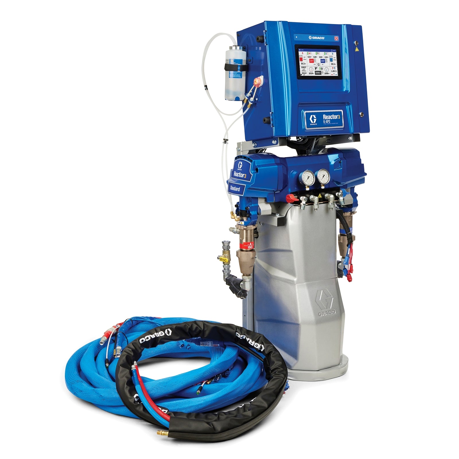ESR340 - Reactor 3 E-XP2 Standard Tier Polyurea Proportioner Package, 50 ft External Heated Hose, 15 kW