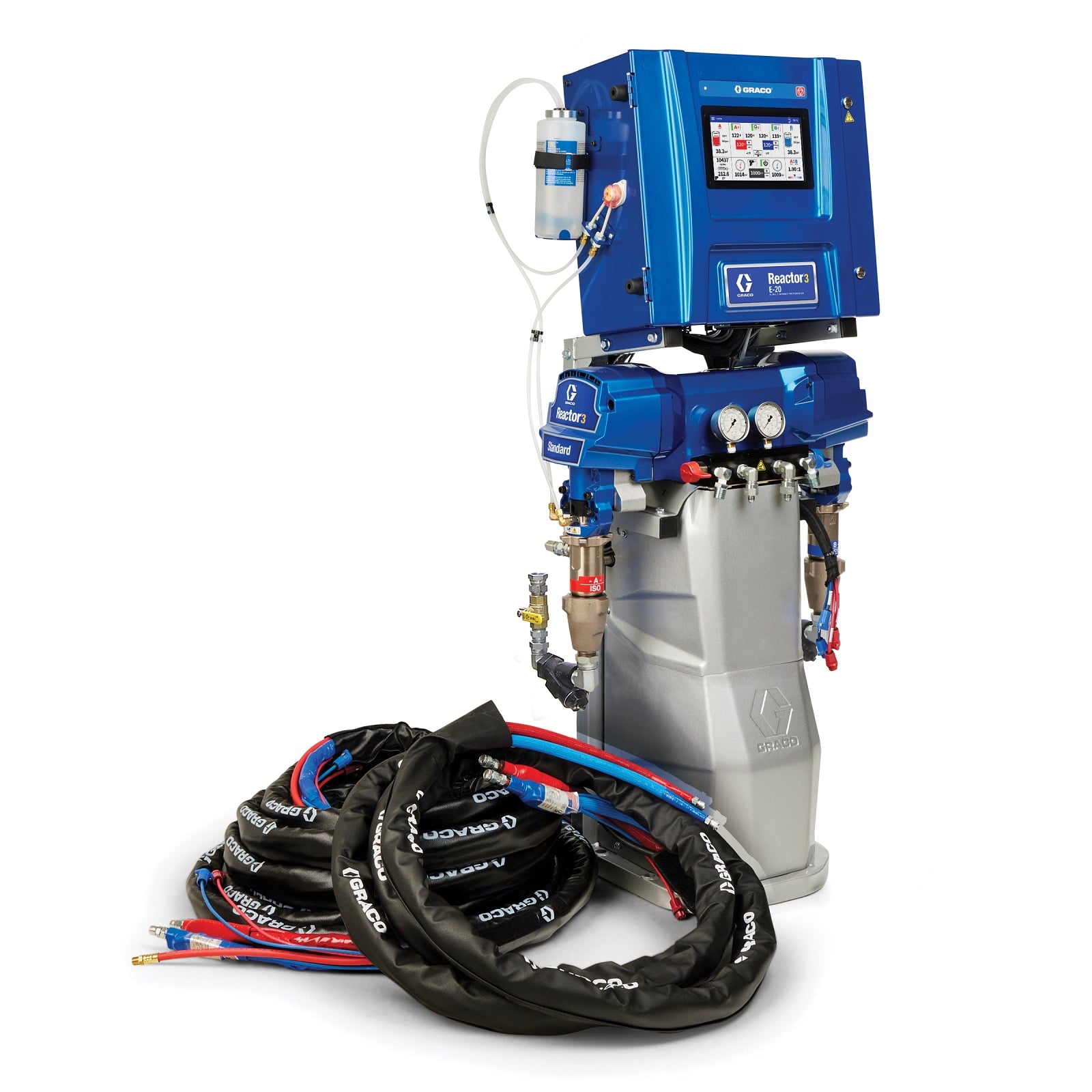 ISR310 - Reactor 3 E-20 Standard Tier Spray Foam Proportioner Package, 50 ft Internal Heated Hose, 7 kW