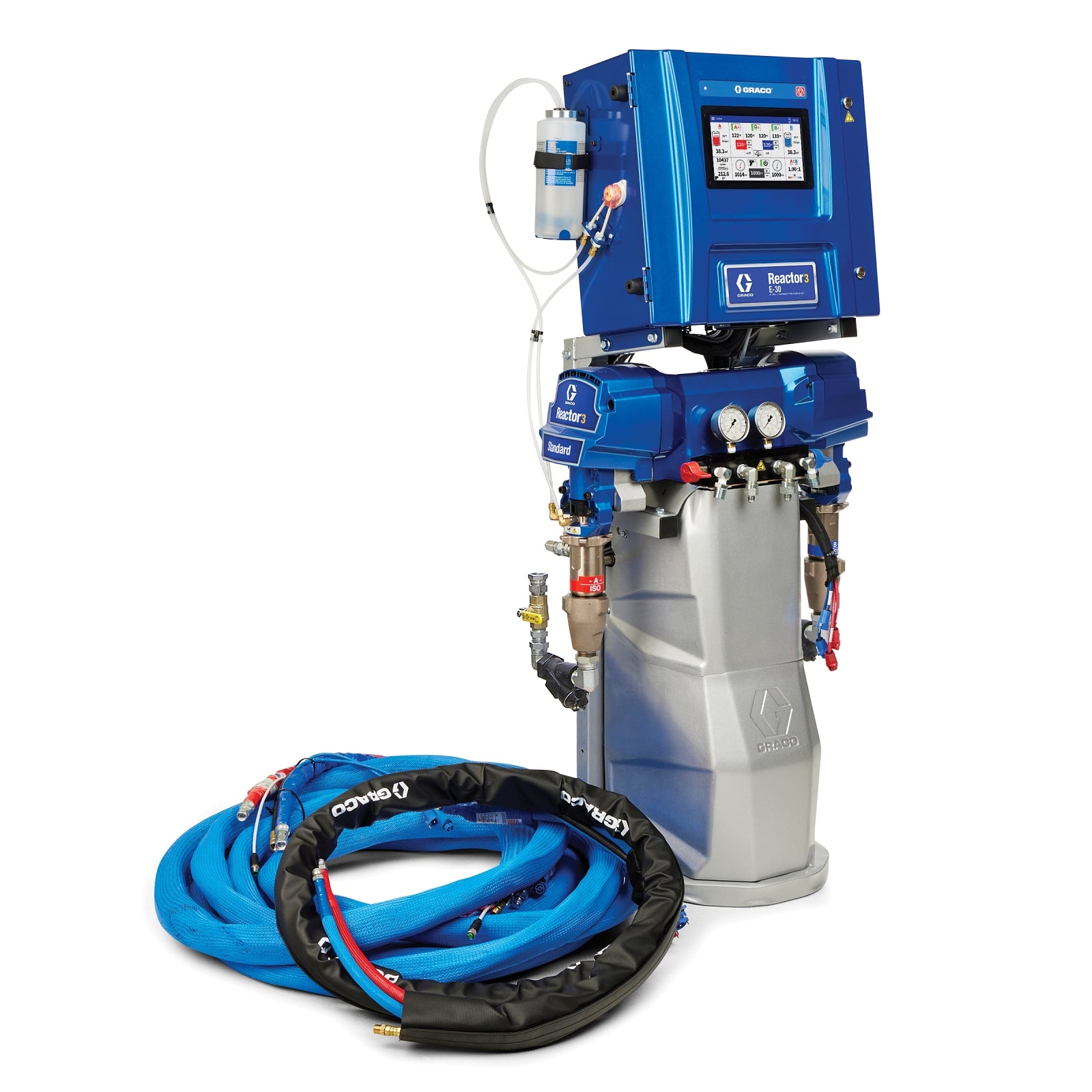 ESR310 - Reactor 3 E-20 Standard Tier Spray Foam Proportioner Package, 50 ft External Heated Hose, 7 kW