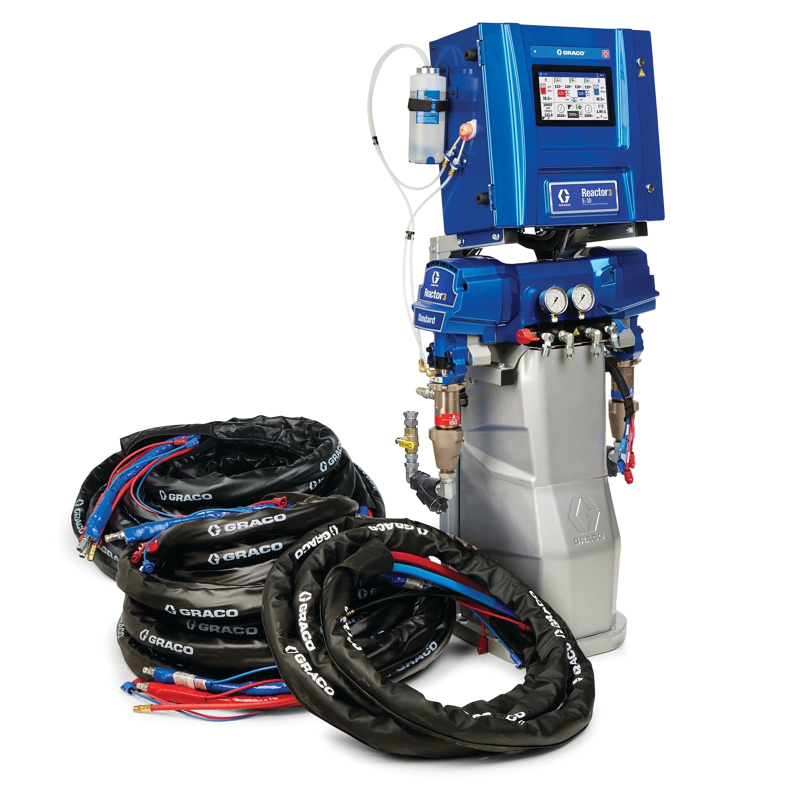 IHR310 - Reactor 3 E-20 Standard Tier Spray Foam Proportioner Package, 200 ft Internal Heated Hose, 7 kW